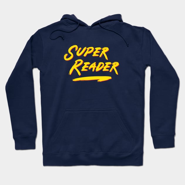 Super Reader Hoodie by mikevotava